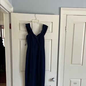 Elegant Navy Blue Women's Dress